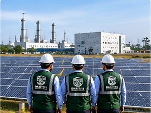 Energy audit at industrial facility