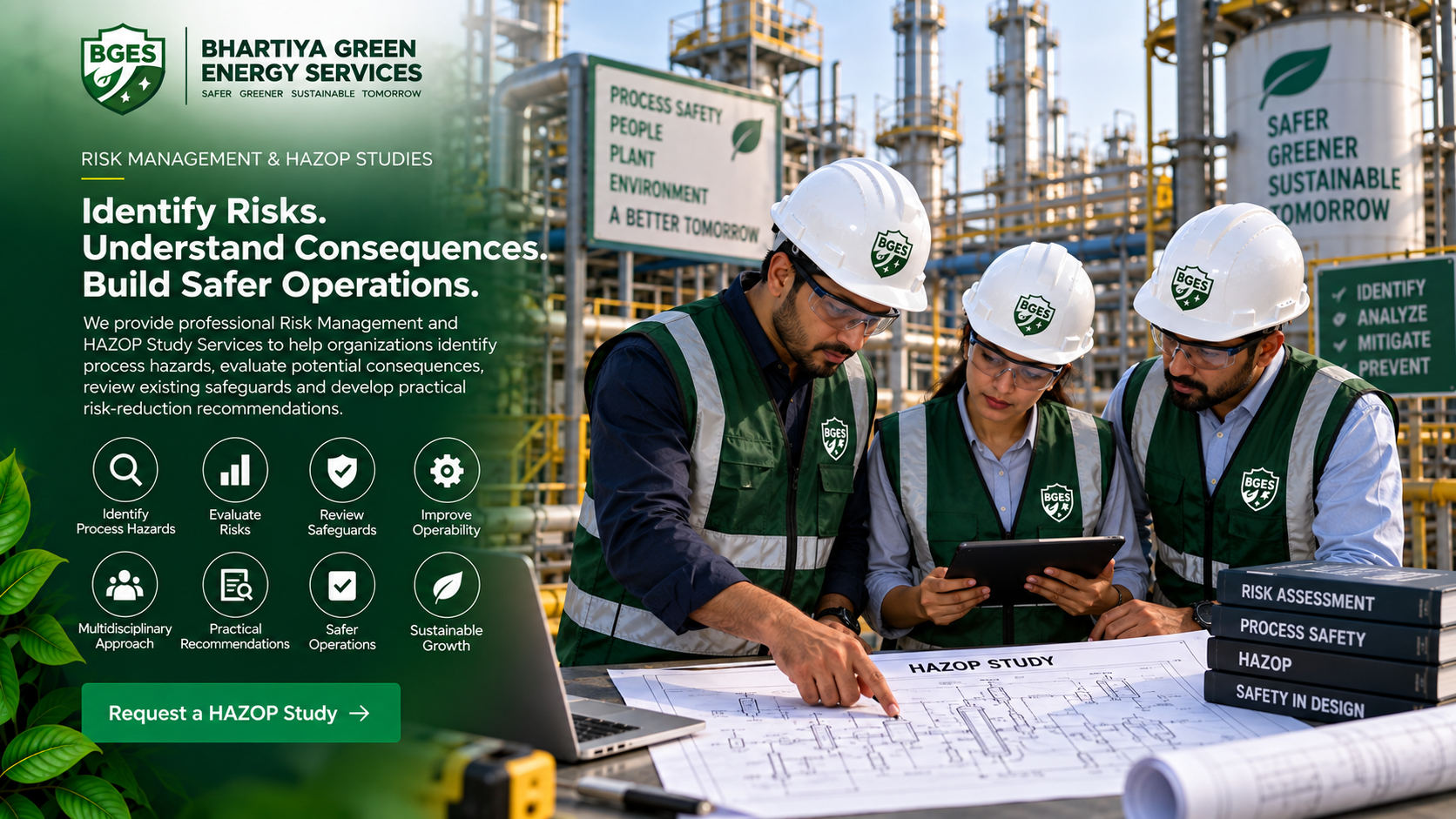 Risk Management and HAZOP Studies by BGES