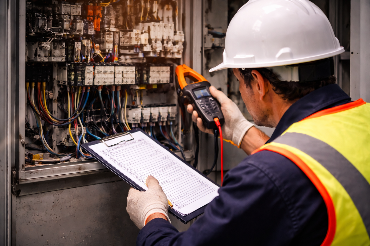 Thermal inspection of electrical panel