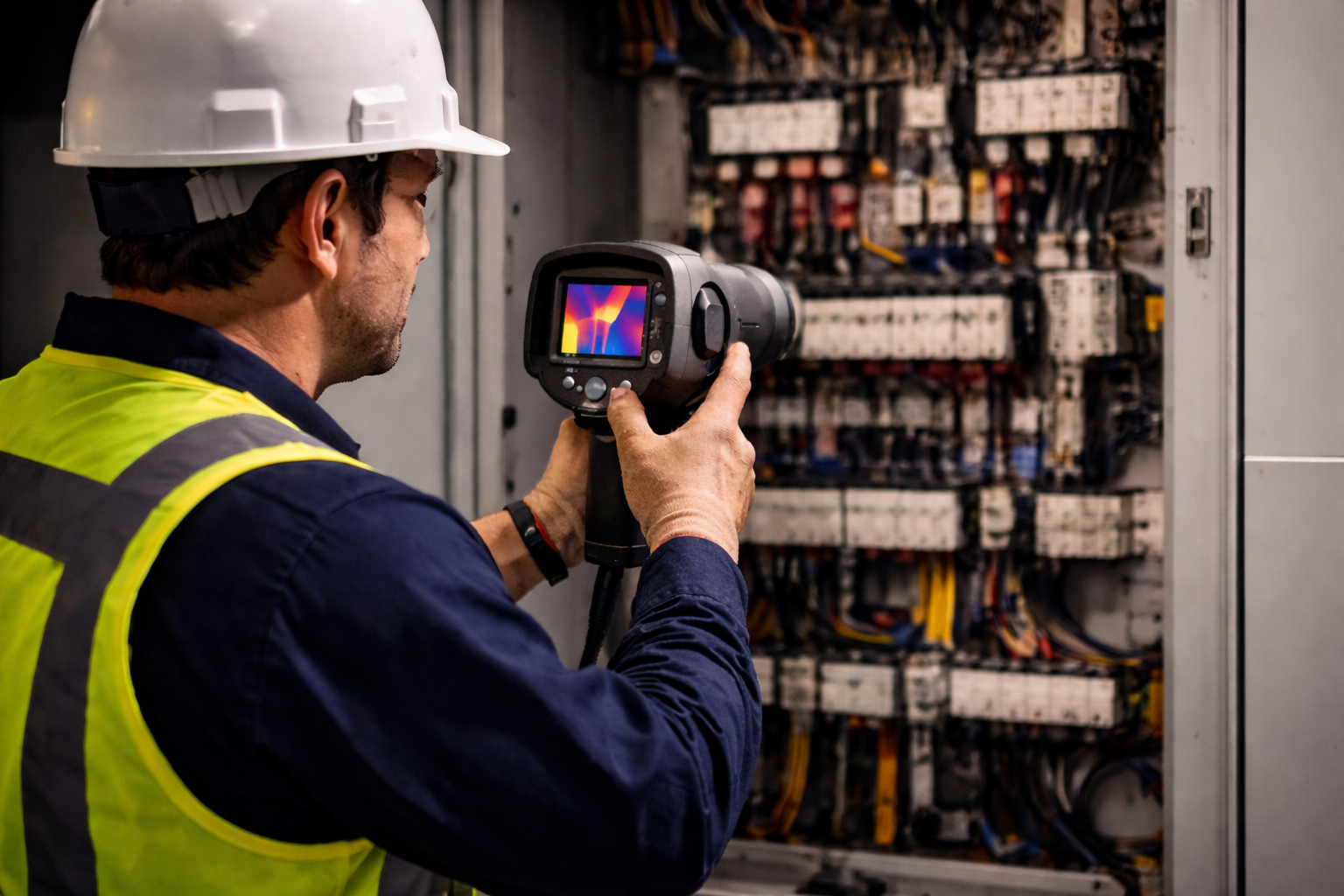 Thermal inspection of electrical panel
